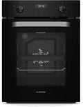 Klarstein elektrische oven, 45 cm, Inbouwoven SmartSlim, verwijderbare glazen deur, zwart glas