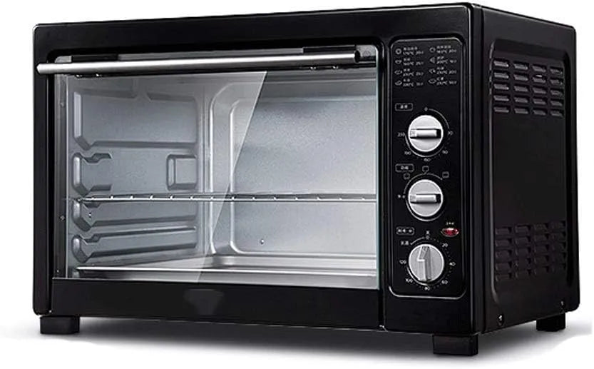 Elektrische oven, roestvrijstalen behuizing, heteluchtfunctie, Convectie en luchtfrituren Slimme oven Lucht, elektrische desktopoven