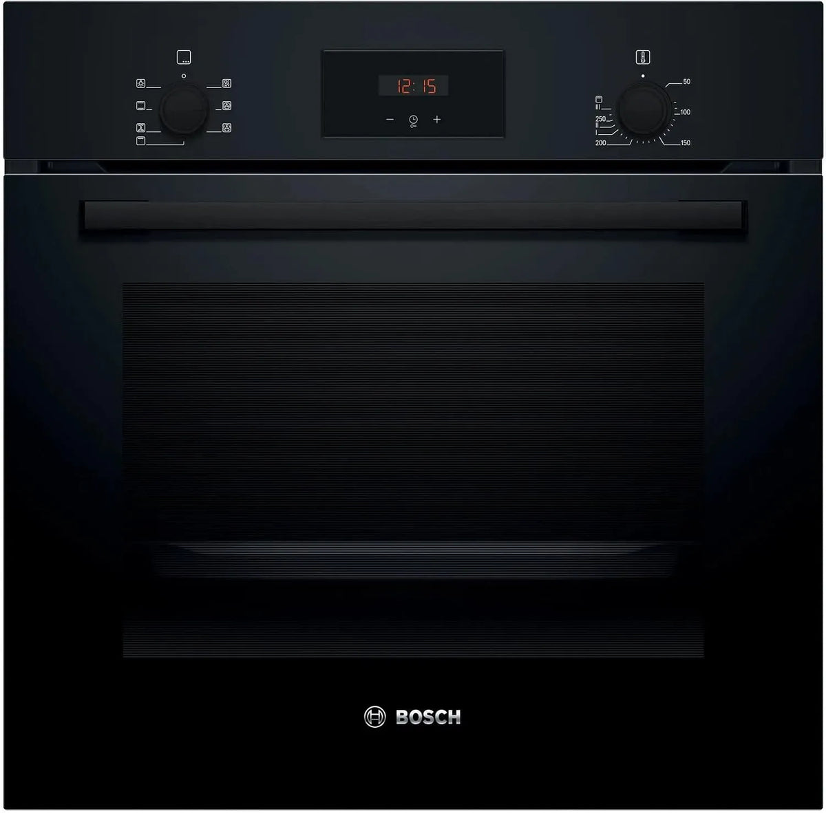 Bosch elektrische oven, 60 cm, Inbouwoven statisch geventileerd 60 cm zwart Hbf133ba1