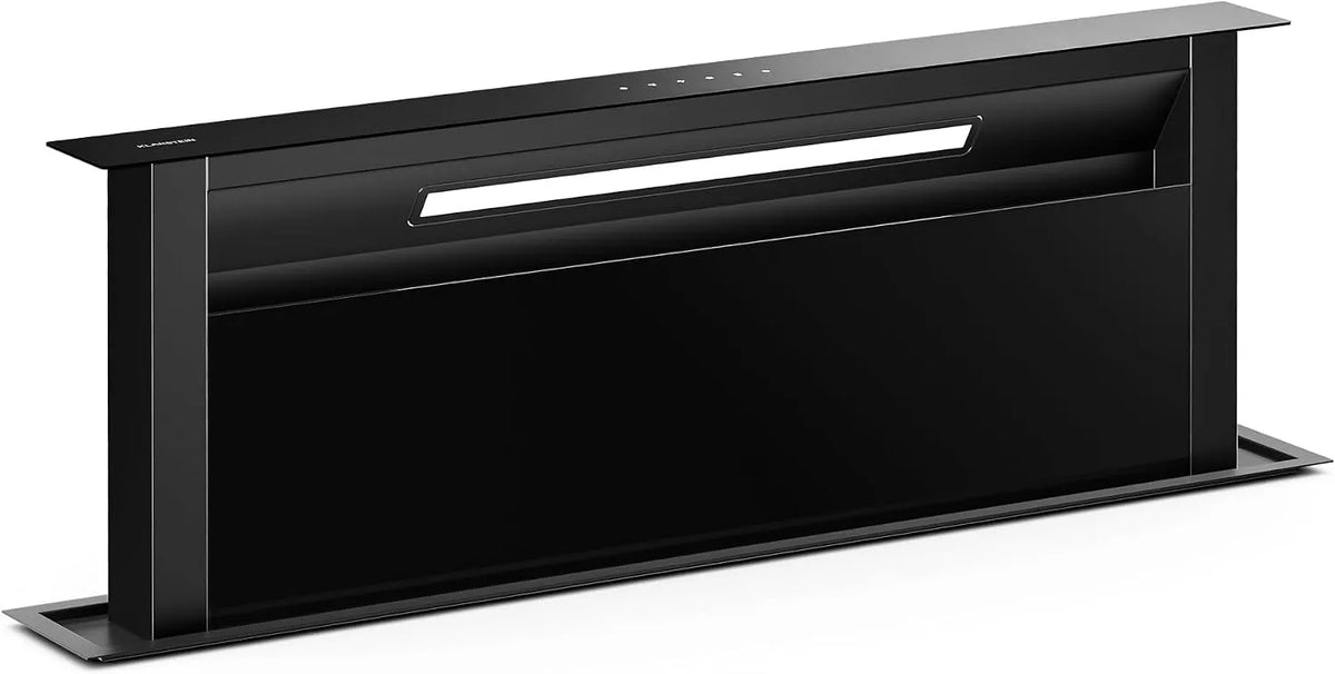 Klarstein afzuigkap, 906 m3/h, 90 cm, stille werking, Velaire 90 cm, touch-bediening, vaatwasmachinebestendige filter
