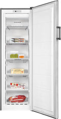 Exquisit GS271-NF-H-040E vriezer, 204 L, inoxlook, Netto inhoud: 204 L, staand apparaat