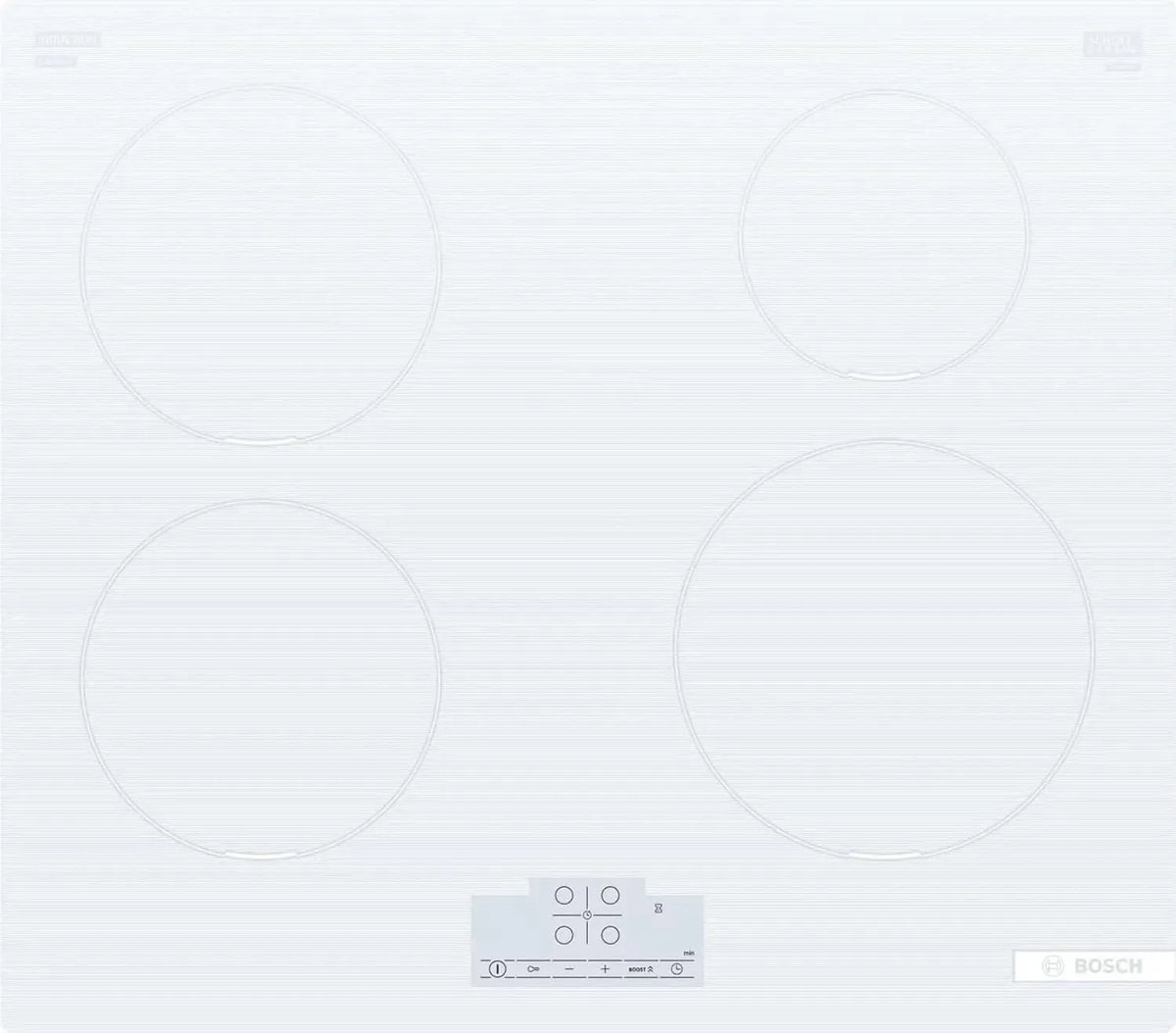 Bosch PUE612BB1E inductiekookplaat, 60 cm, Serie 4 60 cm 4-zones Standaard Wit