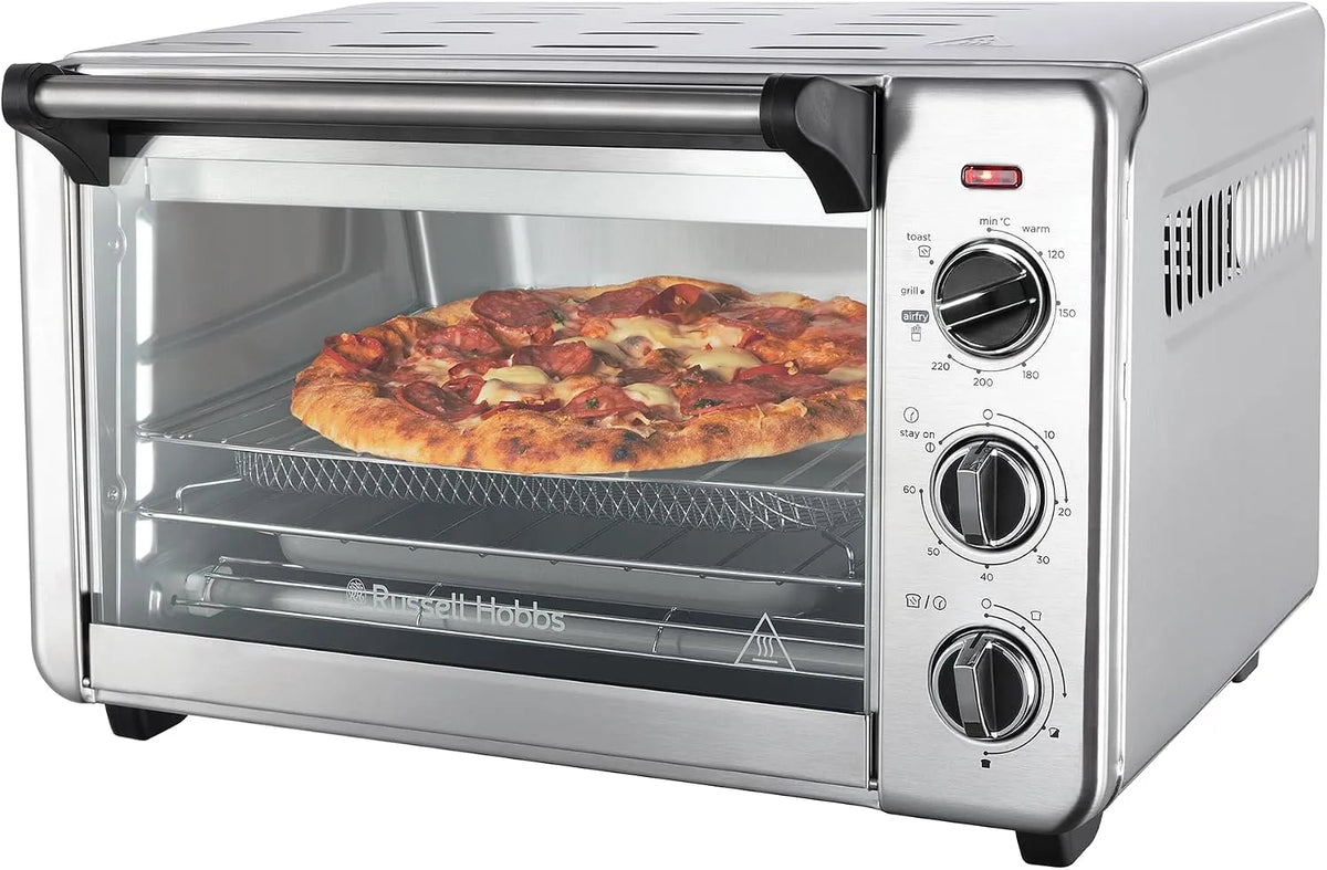 Russell Hobbs airfryer, heteluchtfunctie, pizza Ø 30cm, incl. frituurmand, bakplaat & grill, Heteluchtoven 26680-56