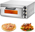 Pizzaoven, Roestvrijstalen Elektrische Commerciële, Single layer, hoge-temperatuurbereiding voor pizza