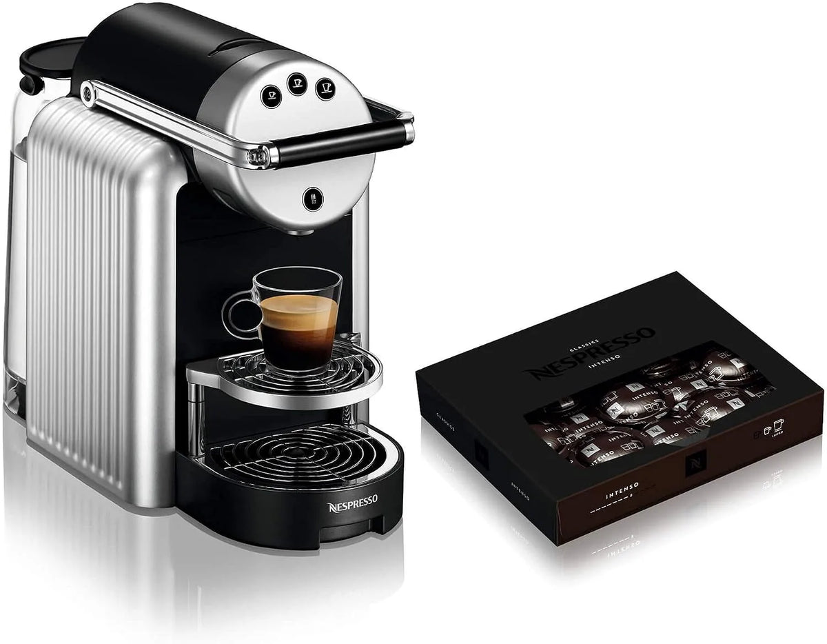 Volautomatische koffiemachine, automatische werking, Nespresso Professionele Zenius inclusief 50 koffiecapsules