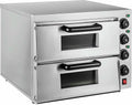 Pizzaoven, Countertop Elektrische Pizza-Oven, Commerciële Tweedelige Elektrische Pizza-Oven, Broodroosteroven Met Pizzadade