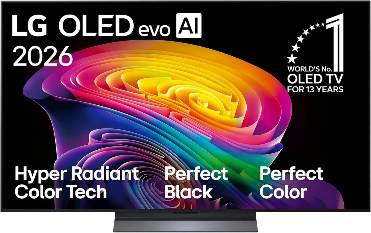 LG OLED55C64LA TV Smart TV, 120 Hz, 165 Hz, 55 inch, 55 inch 4K OLED evo AI, α11 Gen3 AI processor, modeljaar 2026