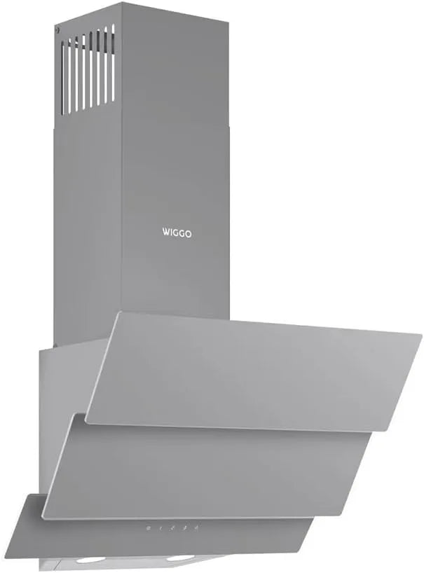 WE-E533G afzuigkap, 50 cm, Wiggo, Schuine, keukenventilatie met instelbare afzuigstanden
