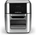 Friteuse, 1800 W, 10 Programma's, digitaal display, timer, heteluchtfunctie, GOURMETmaxx Digitale hetelucht 12 L, XXL roestvrijstalen oven