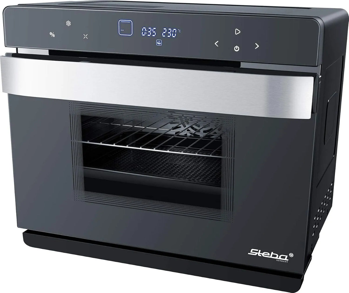 Elektrische oven, 2200 W, Steba Steb stoomoven 30L 2200 W bk, bakfuncties met temperatuur- en tijdregeling