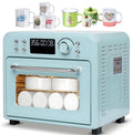 Elektrische oven, 1400 W, digitaal display, heteluchtfunctie, draagbare heteluchtoven van 16/30 liter, mokken en flessen. 16L