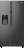 Gorenje NRR9185ESBXL koel-vriescombinatie, roestvrijstalen behuizing, Side by Side, roestvrij staal