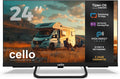 Samsung CTRAV-24TZ IPL-ontharingsapparaat, 24 inch, Bluetooth-connectiviteit, Cello 24 inch Smart frameloze led 12V Traveller-TV met Tizen OS van