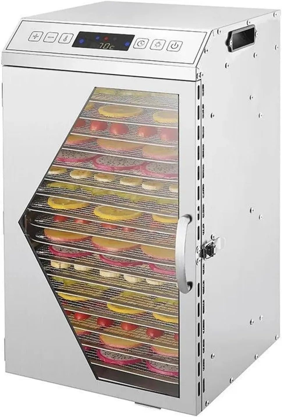 Voedseldroger, Commerciële Met 18 Lagen, voor het drogen van fruit, vlees, kruiden en snacks