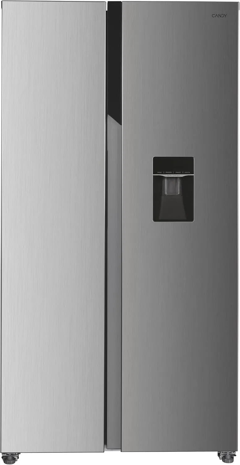 Candy CHSBSO-6174XWD koelkast, 518 l, 42 dB, 90 cm, No Frost, roestvrijstalen behuizing, No Frost-technologie, invertermotor, Total No Frost