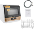 IPX1 vaatwasser, 800 W, 44,8 cm, 45 x 40 x 44,8 cm, Mini-, tafel met 3 wasprogramma's, voor kantoor, ruimte voor 12-20 couverts