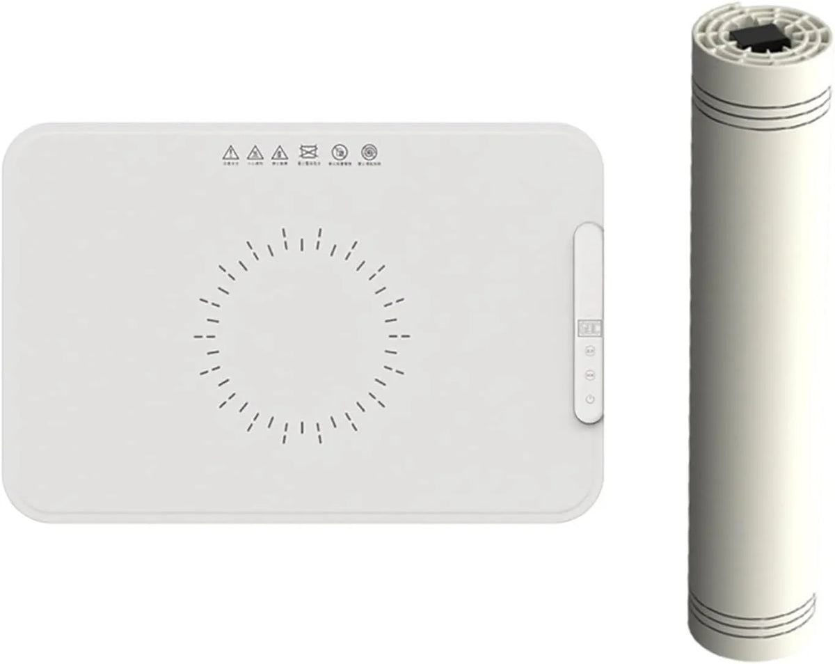 Voedselverwarmingsmat, timer, draagbare elektrische warmhoudlade, instelbare temperatuur en timer, gemakkelijk schoon te maken