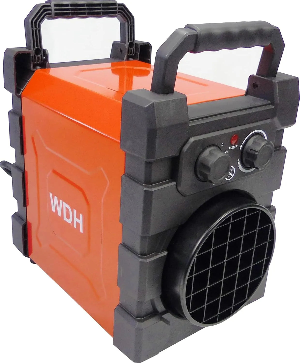 WDH IP24 ventilator, Aktobis Professionele bouwplaatsverwarming kachel -BGP03Pro met spatwaterbescherming, en een verwarmingscapaciteit van 3.000 watt