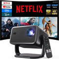 Projector, 800 ANSI, 1080p, Compatibel met Netflix: intelligente 1080p natief