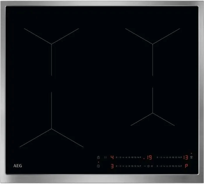 AEG TO64IA0FXB inductiekookplaat, 60 cm, 14 niveaus, timer, automatische werking, 4 flex-zones met powerfunctie, SuperFlat frame, touch-bediening
