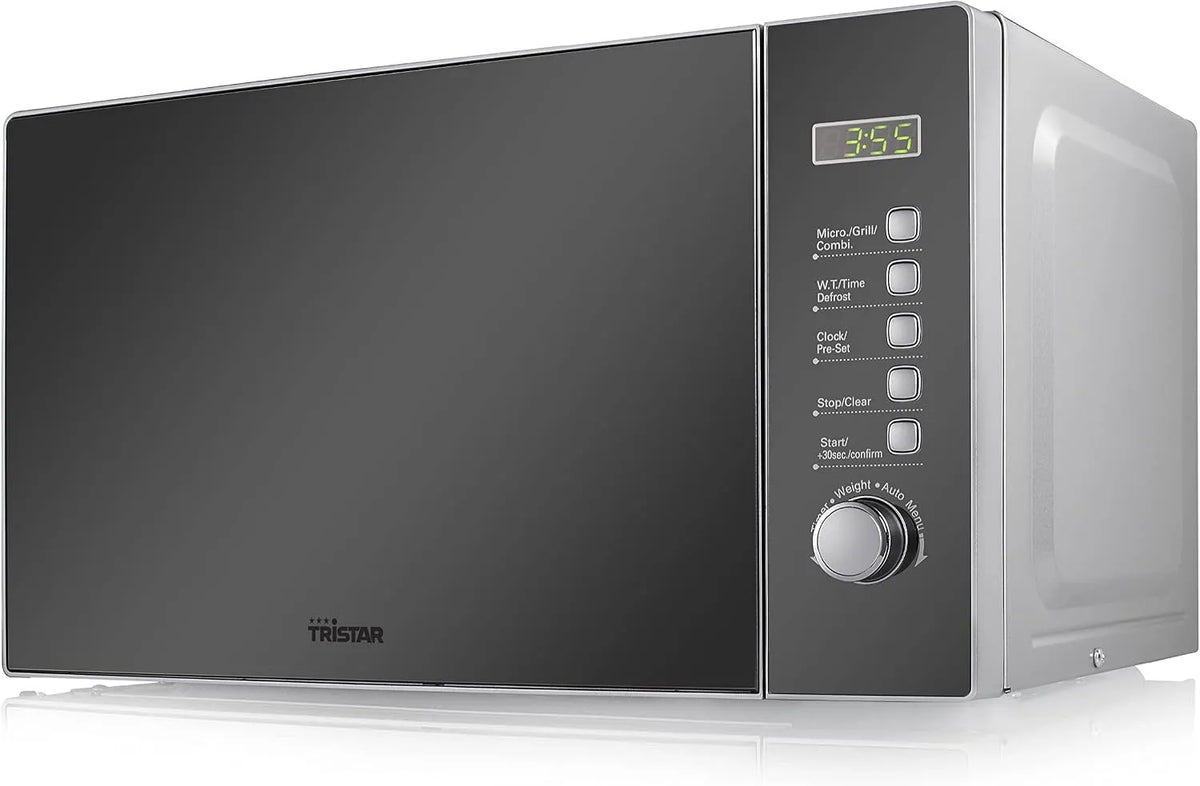 MW-2705 magnetron, 800 W, 1000 W, 8 standen, timer, grillfunctie, Tristar Combi