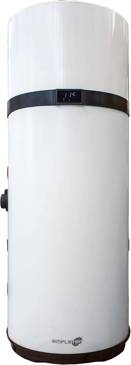Warmtepomp, 200 l, 1820 W, Boiler 200 l met geïntegreerde, elektrische doorstroomboiler voor zonnepanelen 1820 W
