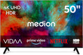 MD850201 MEDION 125 Smart TV, 125.7 cm, HDR10, Bluetooth-connectiviteit
