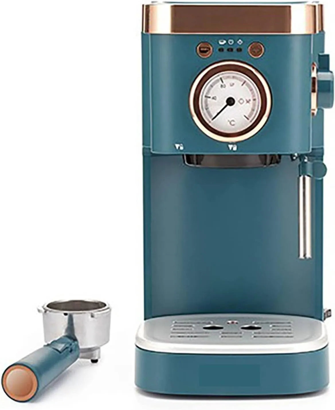 Koffiemachine, automatische werking, koffiebereiding met instelbare bediening