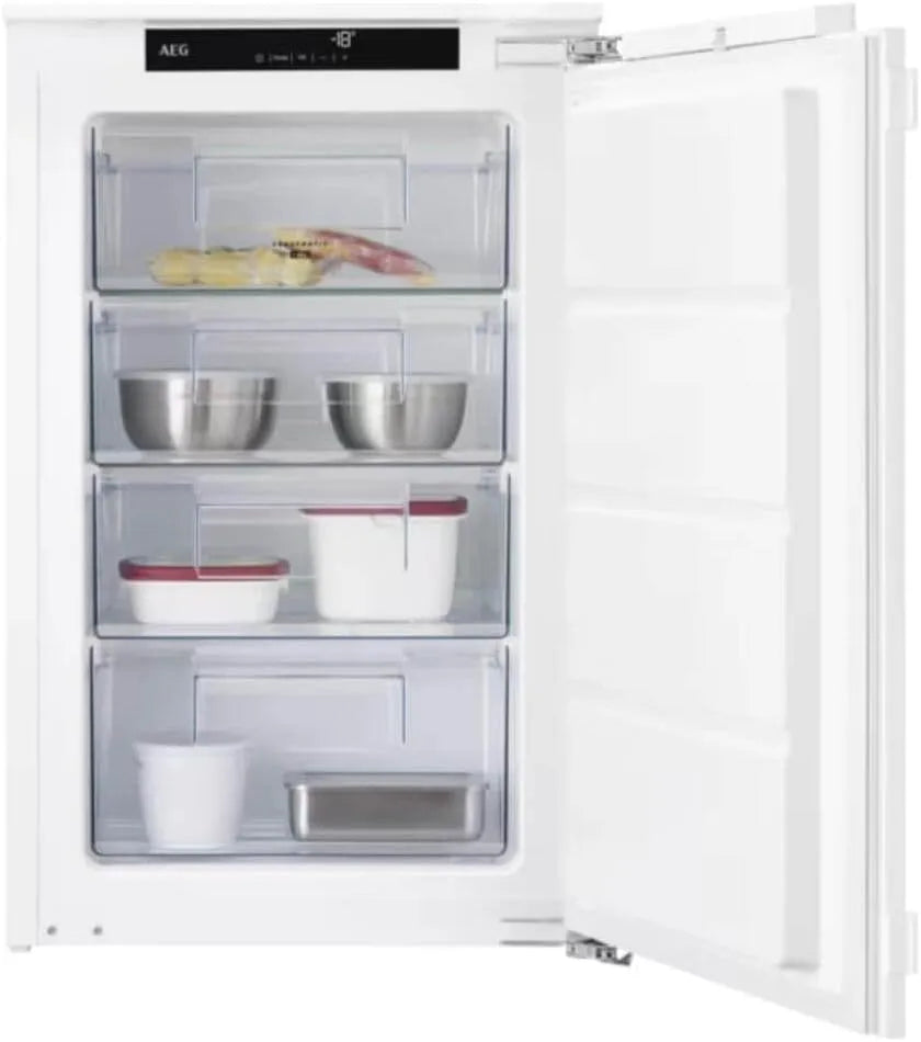 AEG TAB6L88EF vriezer, 880 mm, Inbouw-vrieskast, minder ijsvorming, vaste deur