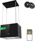 CBCF003 CBCB4850 A afzuigkap, 48 cm, 4 snelheden, wifi-bediening, keukenventilatie met instelbare afzuigstanden