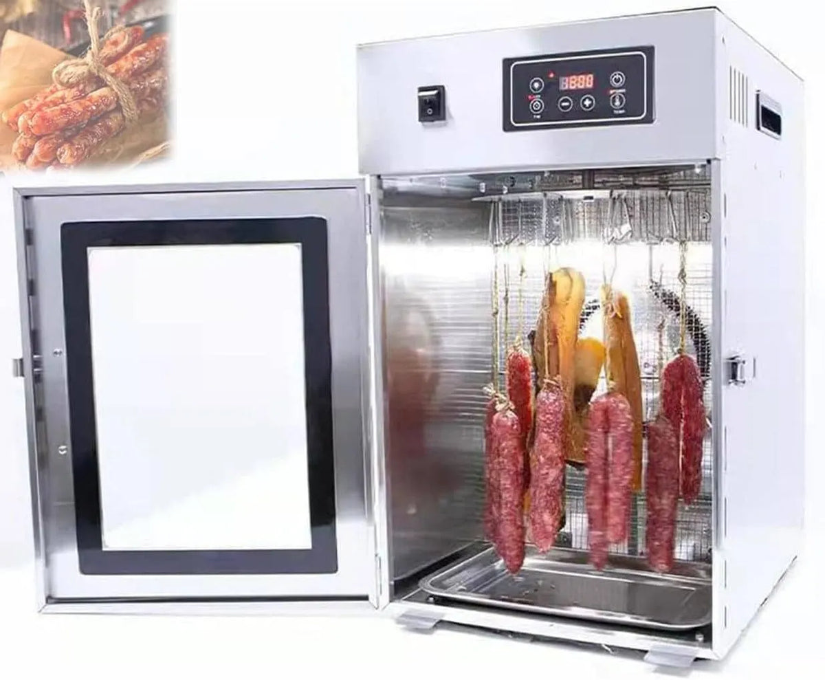 Voedseldroger, Roterende Vleesdroger, Commerciële, LED-Bedieningspaneel Voor Thuisvleesdroger, Industriële Droger 30-90 °C-Instelling