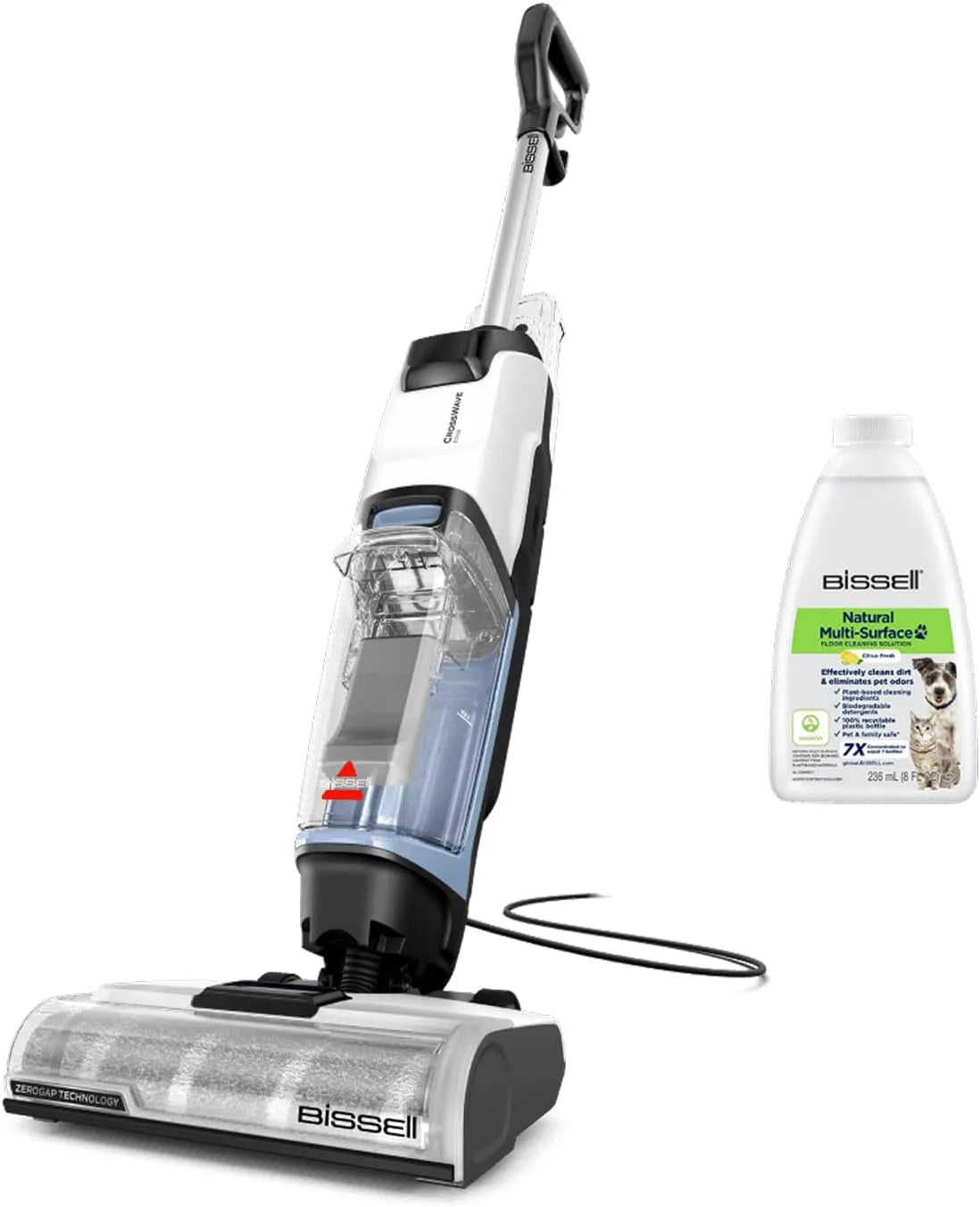 Bissell 4088N stofzuiger, CrossWave Edge Nat-Droog, met filtersysteem voor vloeren en oppervlakken