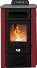 Elektrische oven, 15 kW, 140 m2, 5 snelheden, heteluchtfunctie, STUFE A PELLET ITALIA Colorado 15 kW, 5 snelheden en vermogen