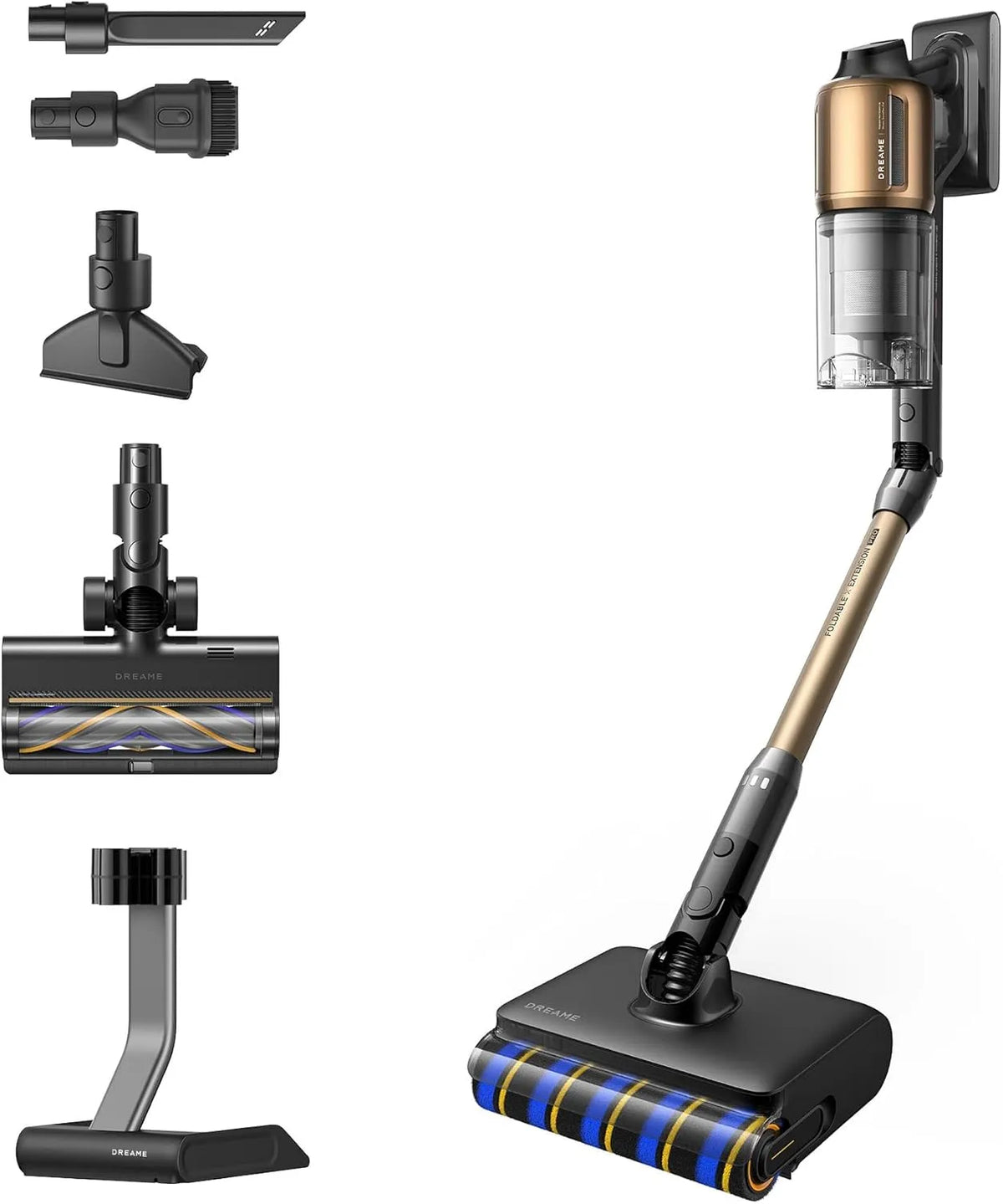 Dreame Z30 310AW stofzuiger, 28 000 Pa, Pro Aqua-A Snoerloze, met filtersysteem voor vloeren en oppervlakken