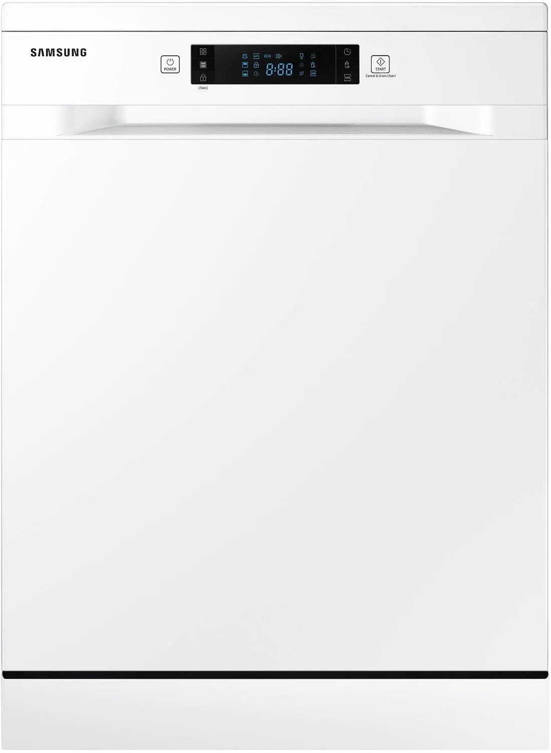 Samsung DW60M6040FW vaatwasser, 60 cm, touchbediening, maximale grootte