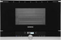 Siemens BE634LGS1 W/1300 magnetron, 900 W, roestvrijstalen behuizing, MDA iQ700 Inbouw met grill, zwart met roestvrij staal
