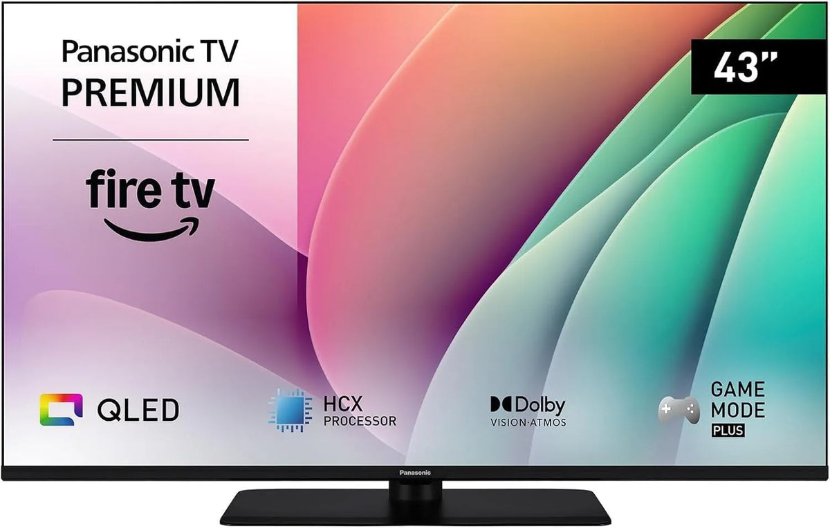 Panasonic TV-43W80AEZC Smart TV, 43 inch, spraakbediening, serie W80 43 inch 4K Ultra HD QLED, Dolby Vision & Atmos, Game Mode Plus
