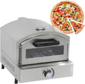 Elektrische oven, roestvrijstalen behuizing, Commerciële oven, gasoven voor pizza/bakkerij met één verdieping, roestvrij staal
