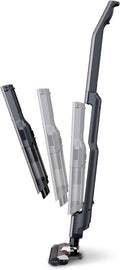 SCD-160P handstofzuiger, 11000Pa, HEPA-filter, Woozoo by Ohyama, 2-in-1 snoerloze/, Sterke zuigkracht 11000Pa, Metallic Grijs