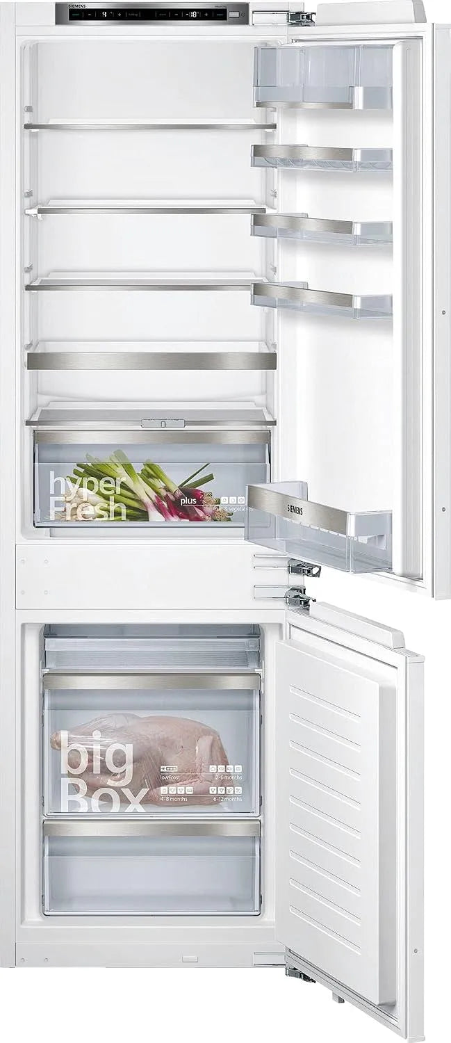 Siemens KI86SADE0 E/219 koel-vriescombinatie, 266 l, iQ500 Inbouw/ kWh/jaar/266 l/lowFrost/hyperFresh 0°/ledverlichting