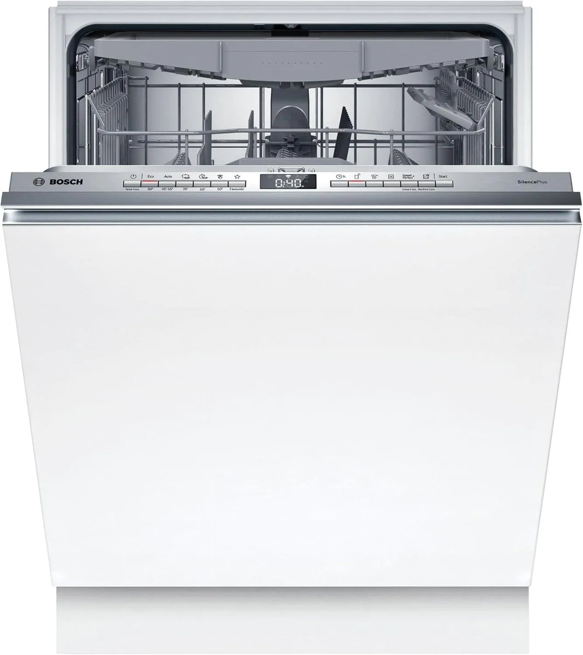Bosch SMH4ECX28E vaatwasser, 60 cm, stille werking, slimme, volledig geïntegreerd, Made in Germany, Vario scharnier, bijzonder stil