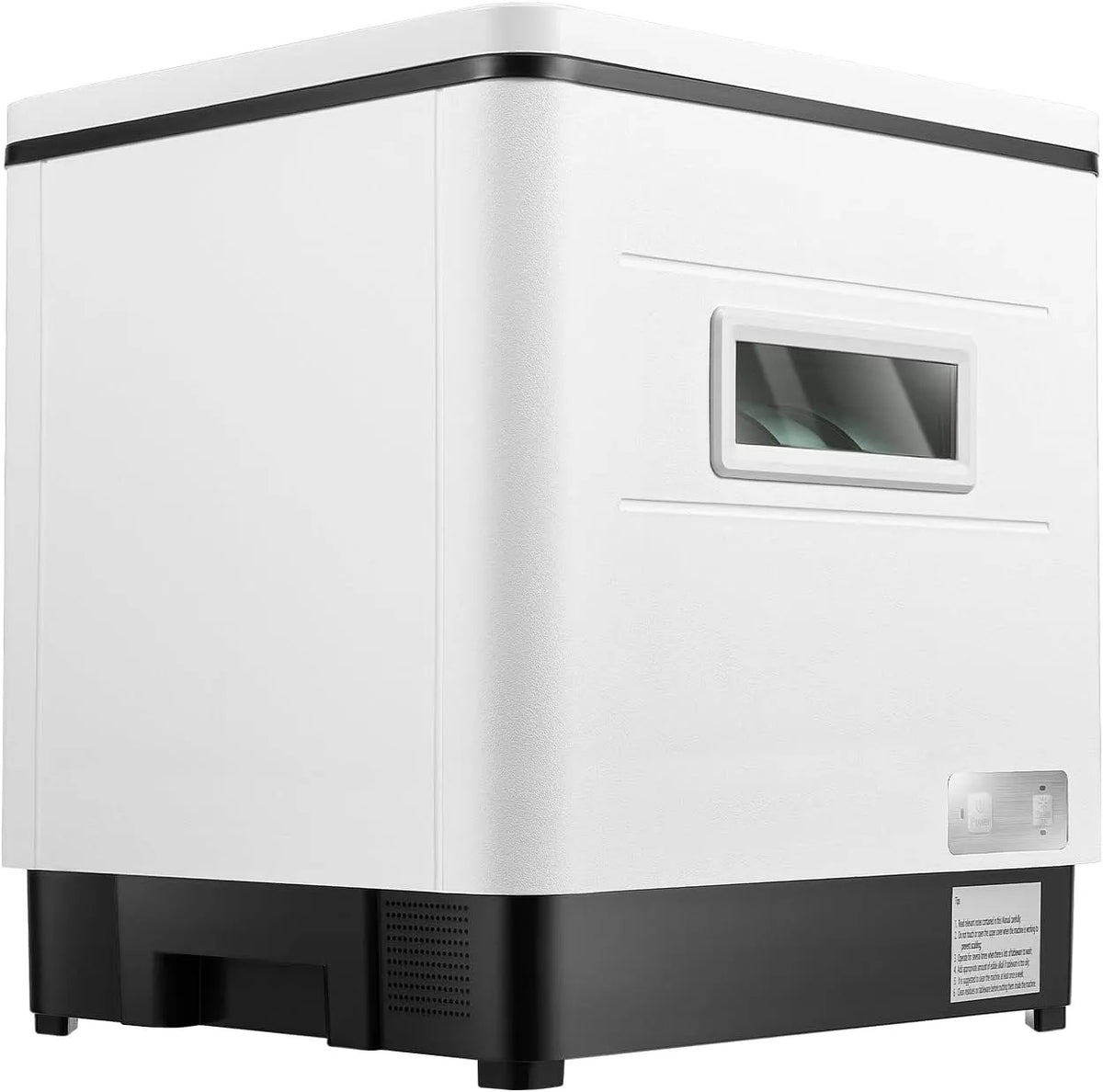 Vaatwasser, roestvrijstalen behuizing, automatische werking, draagbare volautomatische thuis roestvrij staal kleine vrijstaand wit 220V