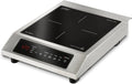Caso inductiekookplaat, 26 cm, roestvrijstalen behuizing, timer, ProChef 3500 Mobiele, krachtige 3500 watt, 24-uurs timer