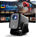 1080P HDR10 projector, 1200 ANSI, Google TV Smart Beamer 4K, 1200 ANSI Native AI Auto Focus &