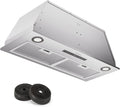 Klarstein afzuigkap, 439 m3/h, timer, stille werking, afvoer/circulatie- met filter, timer & touch-bedieningspaneel, roestvrijstalen