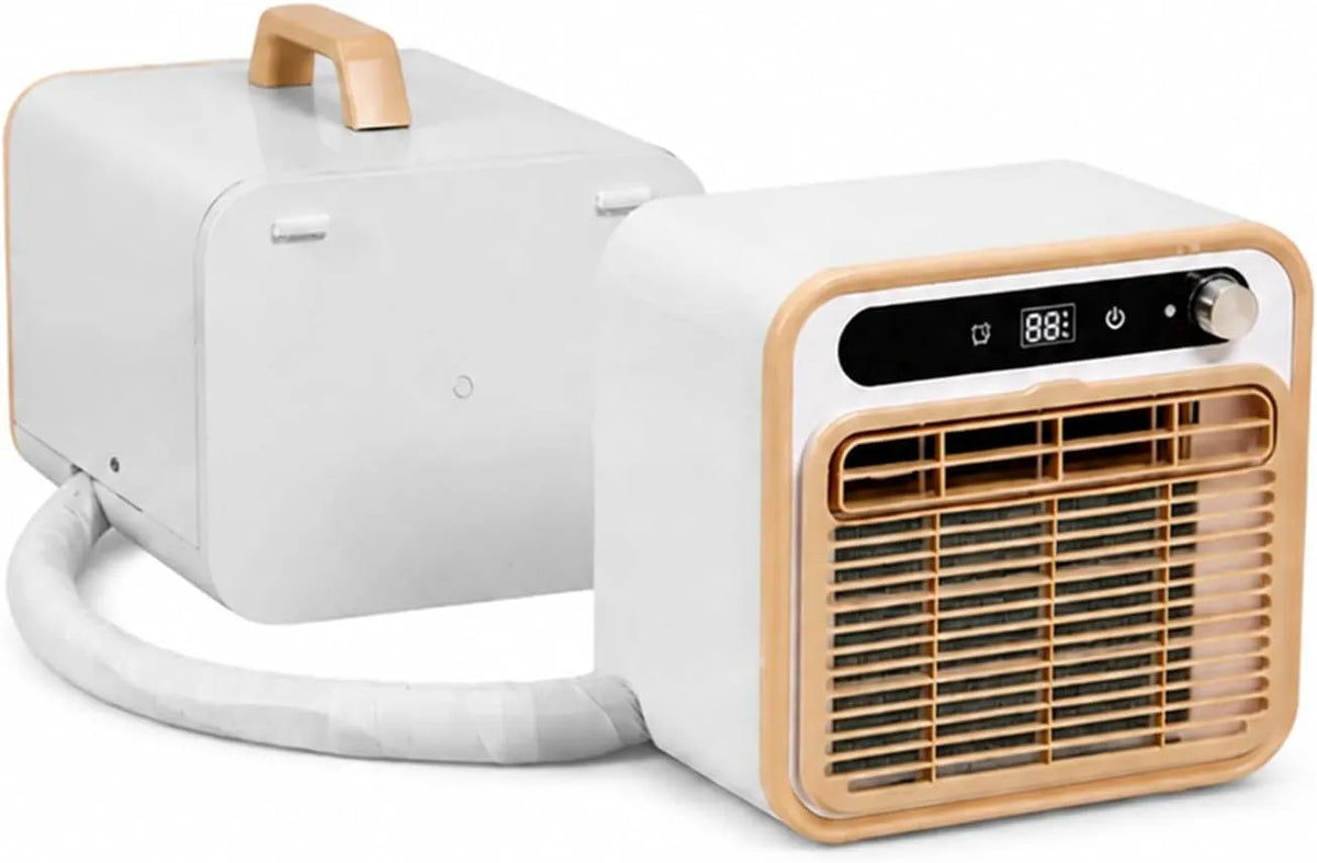 Airconditioner, stille werking, Draagbare, Split Design Stille Camping AC-eenheid met Multi-Size Pijpopties, voor Tent Room Office Outdoor Gebruik