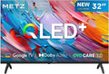 DVB-T T2 Smart TV, 32 inch, 80 cm, Bluetooth-connectiviteit, Metz QLED TV 32 inch, 2025 model, zwart 32MQF7000Z