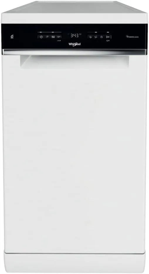 Whirlpool WH6FB10BS7A0W vaatwasser, Vrijstaande, automatische programma's voor servies