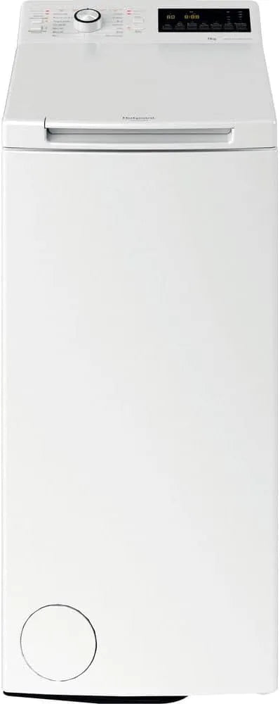 Hotpoint WMTG 725B IT wasmachine, 6 programma's, invertermotor, Ariston, bovenlader Slim, centrifugeren 1200 omwentelingen, invertermotor voor thuis