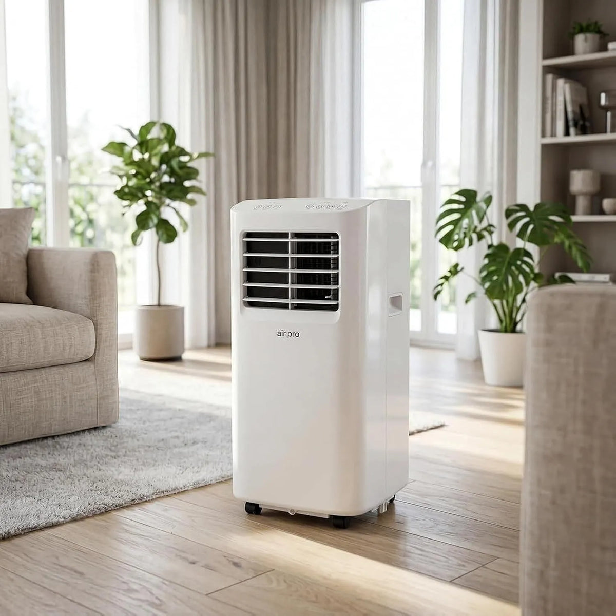 Airconditioner, 12000 BTU, 7000 BTU, wifi-bediening, timer, 4-in-1 Mobiele Airco 12000 BTU Slimme WiFi Afstandsbediening